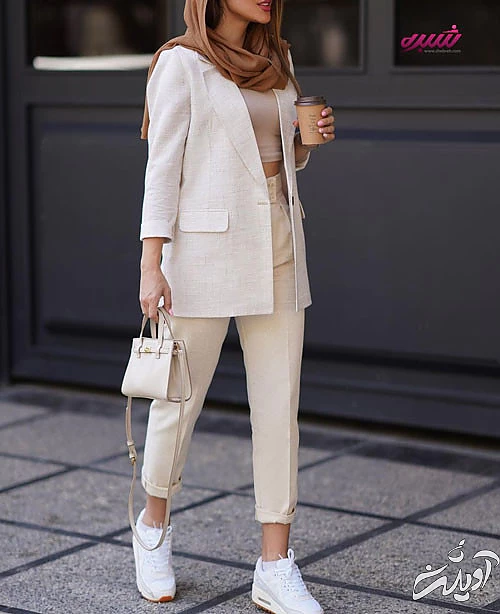 استایل تابستانی با مانتو لینن